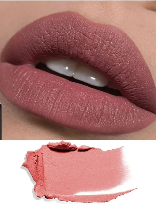 LUXVISAGE Помада для губ PIN UP Ultra matt стойкая матовая тон 543, тон 503, розовый, фото 4