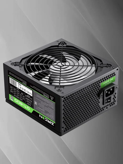 Zircon Блок питания для ПК 800W GTI-800 APFC ATX 140мм, 800 Вт, фото 2