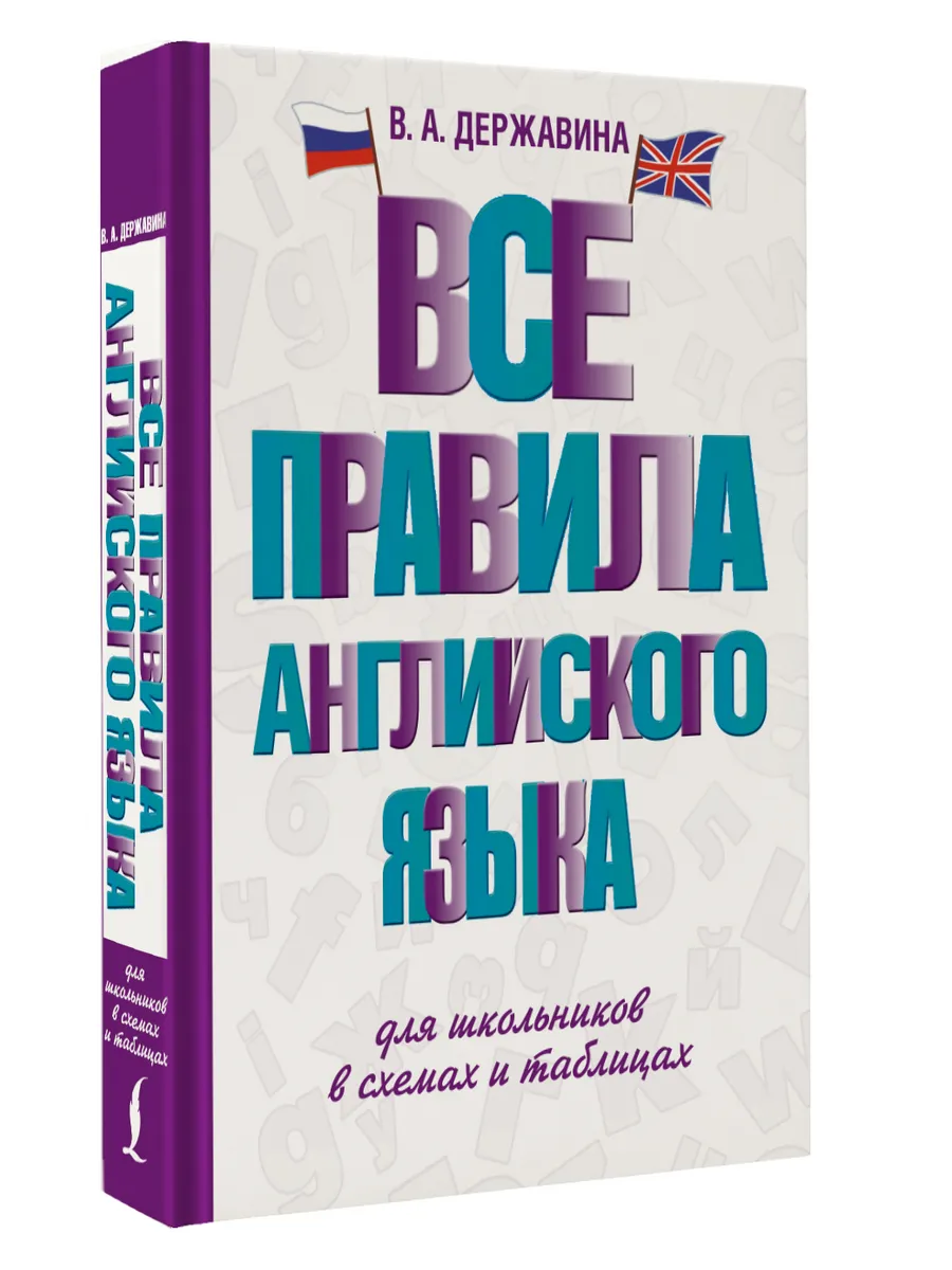 Все правила английского языка для школьников в схемах и