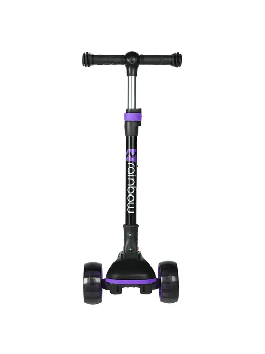NOVATRACK Самокат-кикборд RainBow, 80 120 мм, дека 40х13, 40x13, фото 7