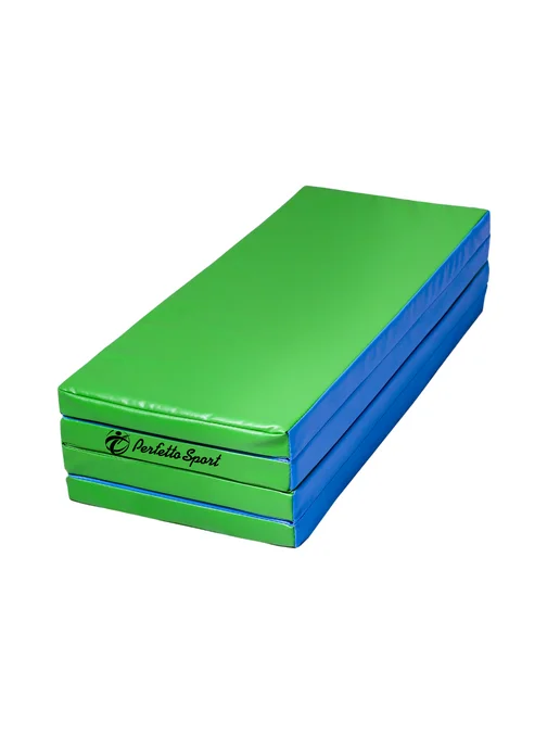 Perfetto Sport Мат спортивный 100 х 200 х 5 (№24) сине-зеленый складной, 100x200x5, фото 7