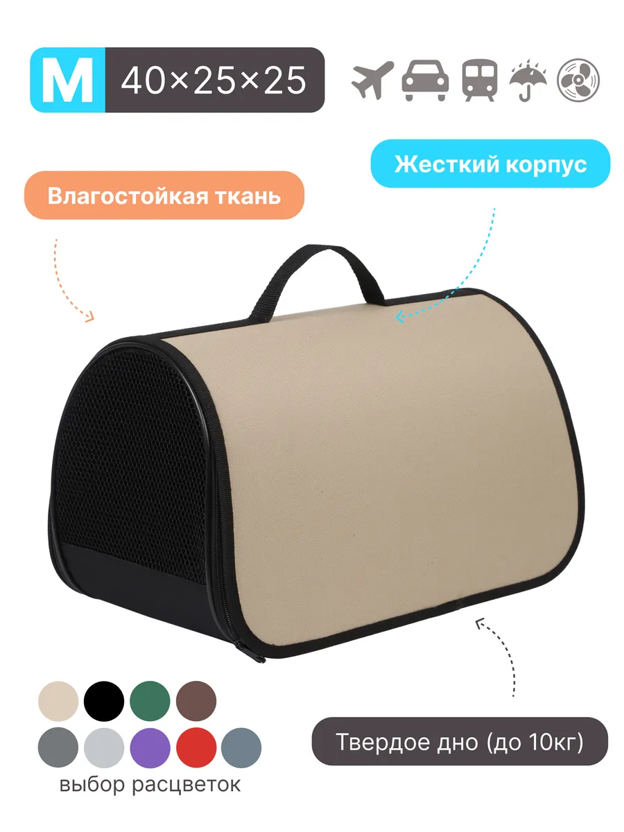 Сумка переноска для кошек и собак с ручкой