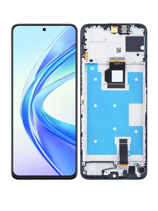 GsmLcd Дисплей (экран) для Honor X7b (CLK-LX1) в рамке, черный, фото 2