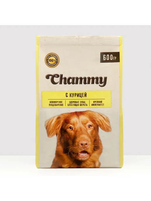 Сухой корм Chammy для собак, курица, 0,6 кг, фото 2