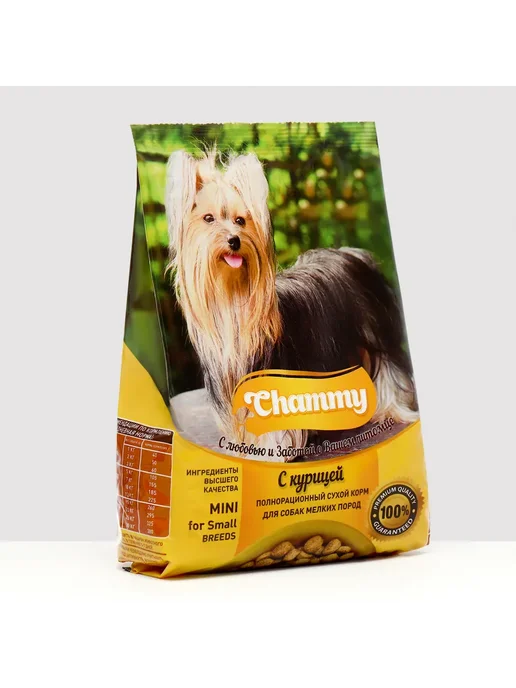 Сухой корм Chammy для собак, курица, 0,6 кг, фото 5