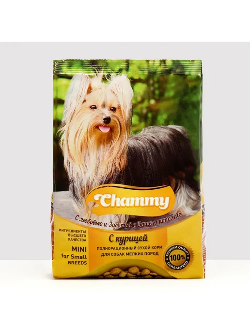 Сухой корм Chammy для собак, курица, 0,6 кг, фото 6