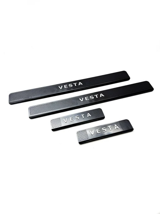 PIT-STOP Накладки на пороги дверей для Веста, Веста СВ, Vesta Cross, вариант, фото 2