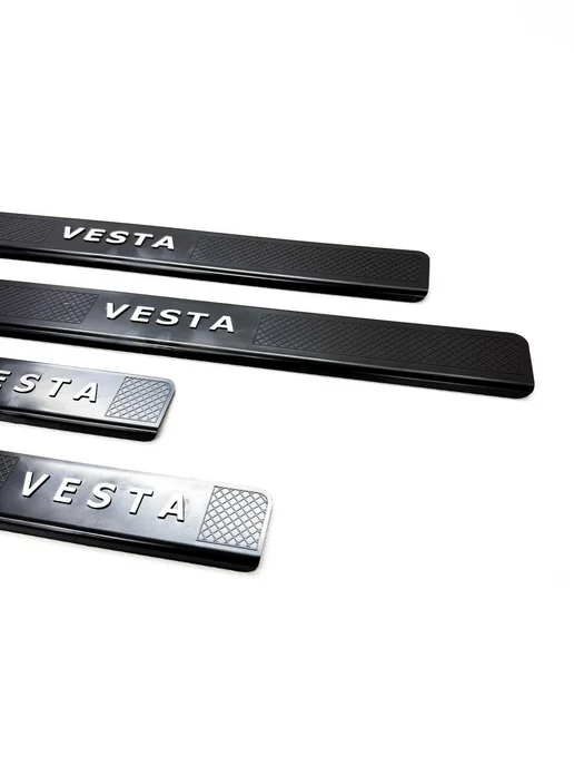PIT-STOP Накладки на пороги дверей для Веста, Веста СВ, Vesta Cross, вариант, фото 4