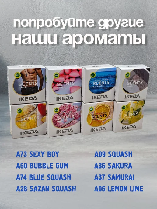 IKEDA Aroma Ароматизатор автомобильный IKEDA, белый, фото 4