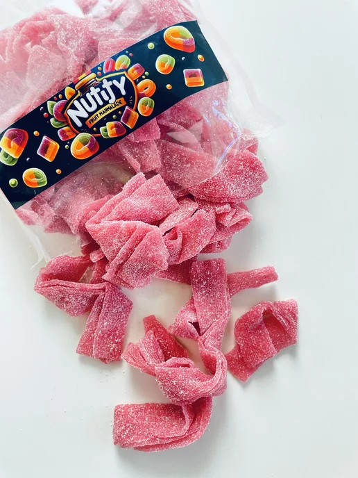Nutty мармелад жевательный кислый клубника 1 кг, 1 кг, фото 2