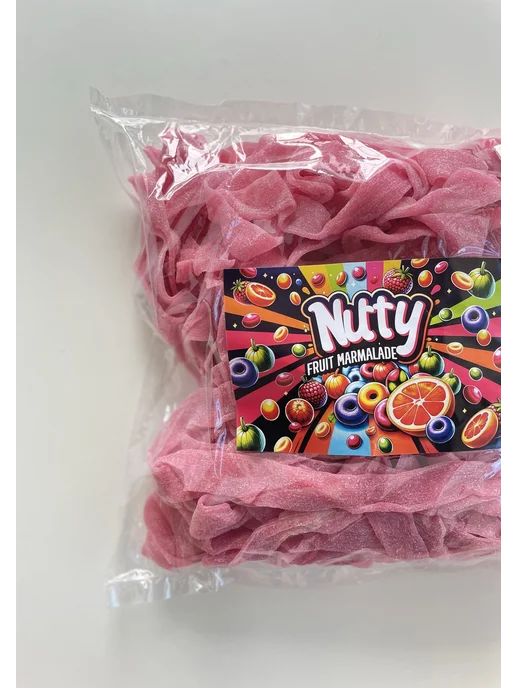 Nutty мармелад жевательный кислый клубника 1 кг, 1 кг, фото 4