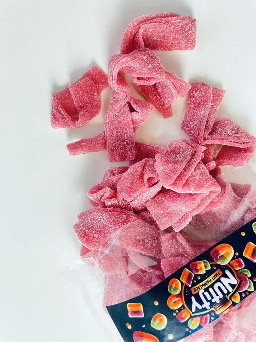 Nutty мармелад жевательный кислый клубника 1 кг, 1 кг, фото 6