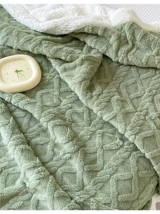 PureWrap Плед 200х220 на кровать диван мягкий плюшевый, 200x220, фото 5