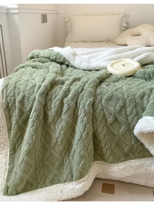 PureWrap Плед 200х220 на кровать диван мягкий плюшевый, 200x220, фото 6