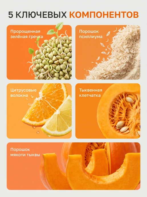 Newa Nutrition Многокомпонентная клетчатка F5, для очищения и детокса, вариант, фото 6