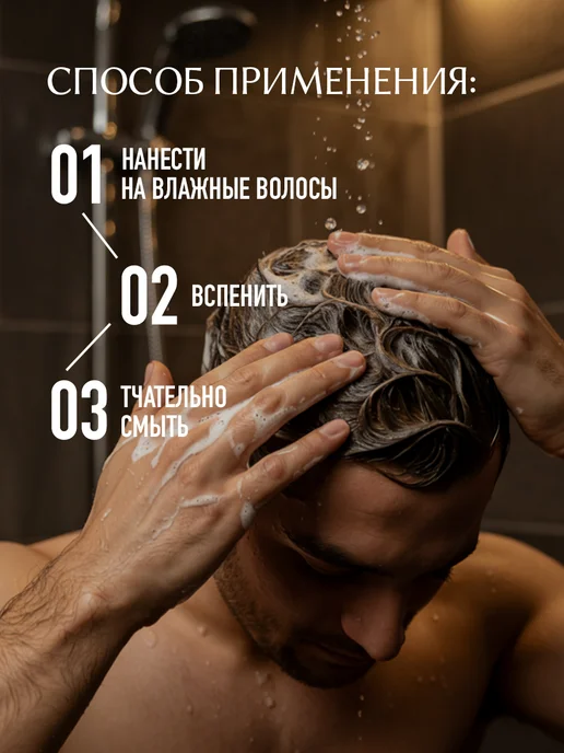 Adarisa Шампунь мужской для всех типов волос Королевский табак, вариант, фото 5