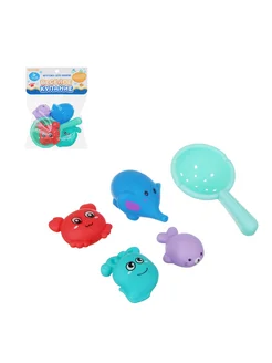 ИГРОЛЕНД Игрушка Набор игрушек для купания "Веселое купание"