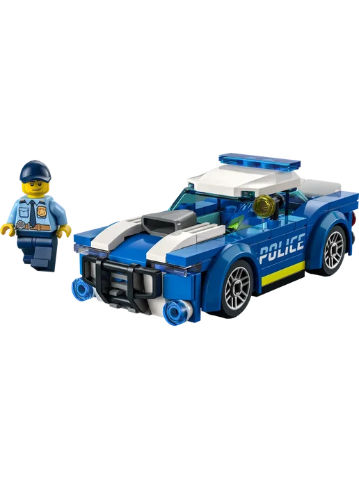 LEGO Конструктор Сity 60312 Полицейская машина, синий, фото 3