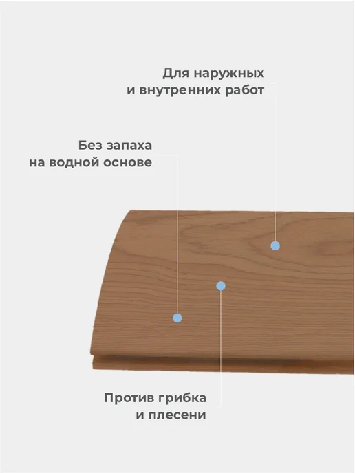 Zerwood Защитно-декоративный состав орех 0,85л, 900 г, фото 2