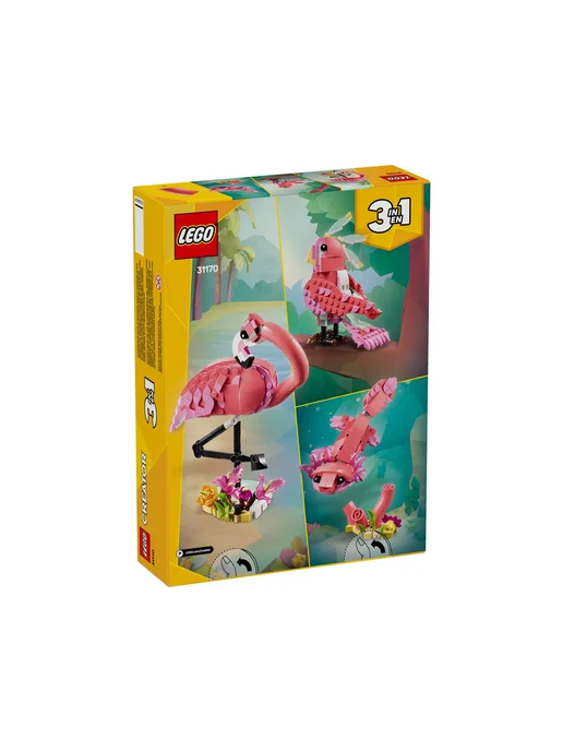 LEGO Конструктор Creator 31170 Розовый фламинго 3в1, розовый, фото 2