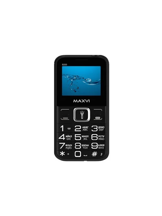 Maxvi Мобильный телефон B200 Черный, черный, фото 2