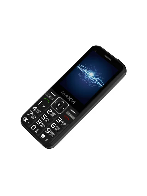 Maxvi Мобильный телефон P3 Черный, черный, фото 3