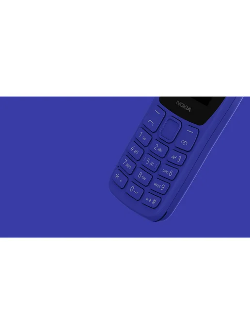 Мобильный телефон NOKIA 105 TA-1416 DS EAC2+ Blue, синий, мобильный телефон, фото 2