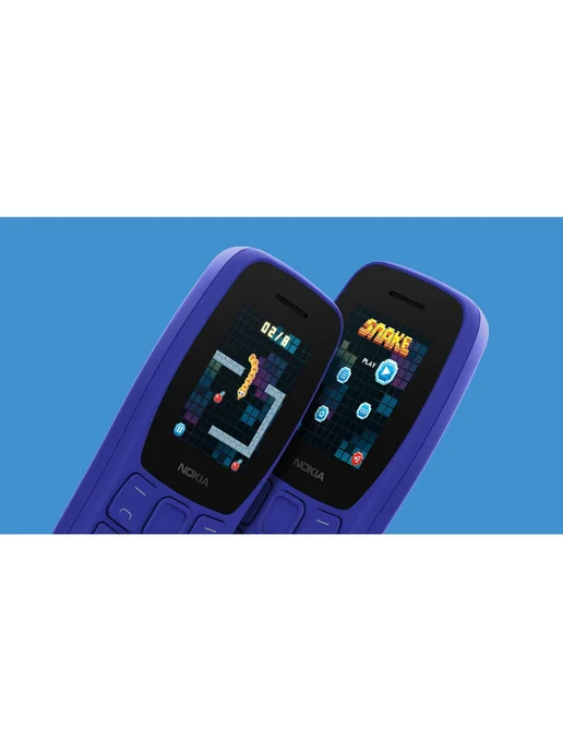 Мобильный телефон NOKIA 105 TA-1416 DS EAC2+ Blue, синий, мобильный телефон, фото 3