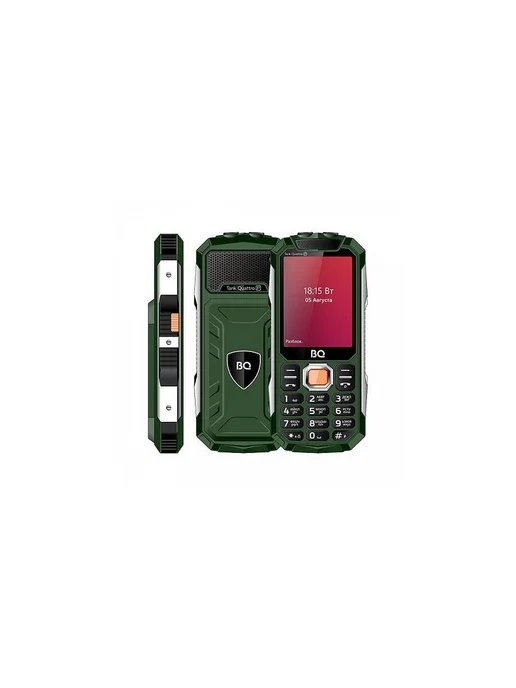 BQ Мобильный телефон 2817 Tank Quattro Power Зелёный, зеленый