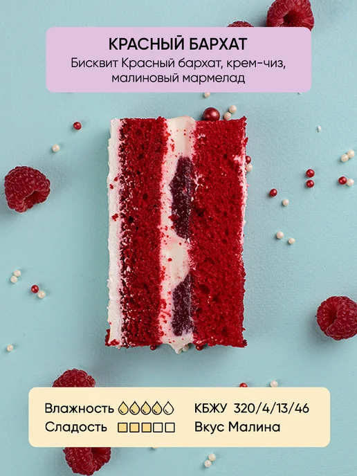 Плюшки-подружки Торт на день рождения Веселые буквы ХБ 2 кг Красный бархат, 2 кг, фото 2