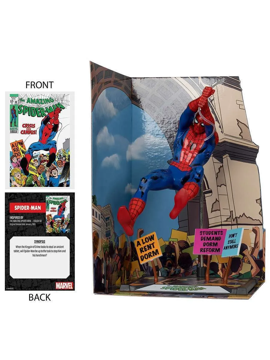 Фигурка Marvel Человек-Паук Серия Обложки Комиксов 15см