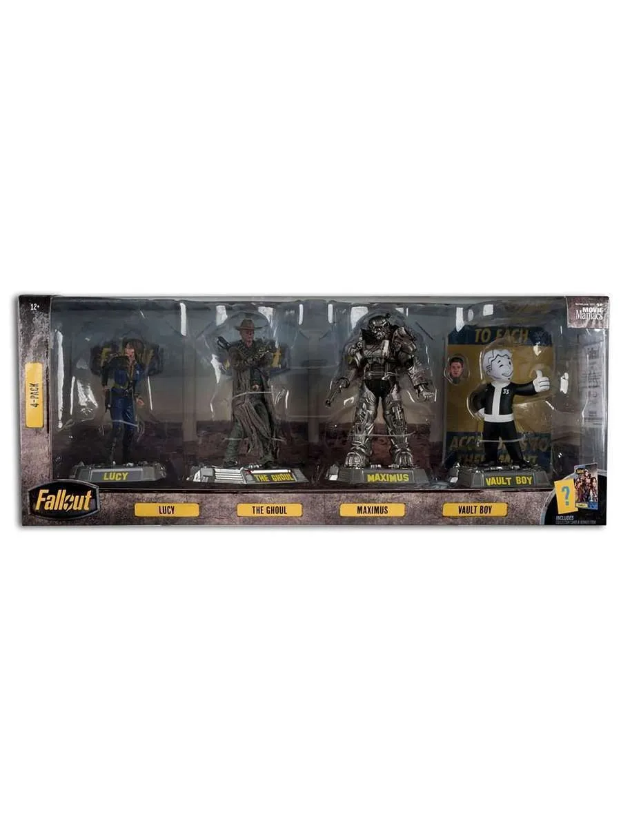 Набор фигурок Fallout Lucy Maximus The Ghoul Vault Boy 15см