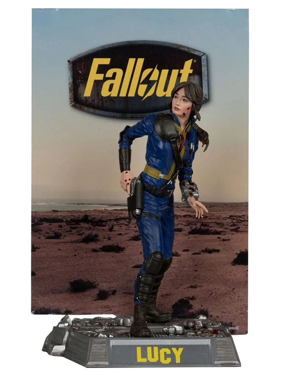 Набор фигурок Fallout Lucy Maximus The Ghoul Vault Boy 15см