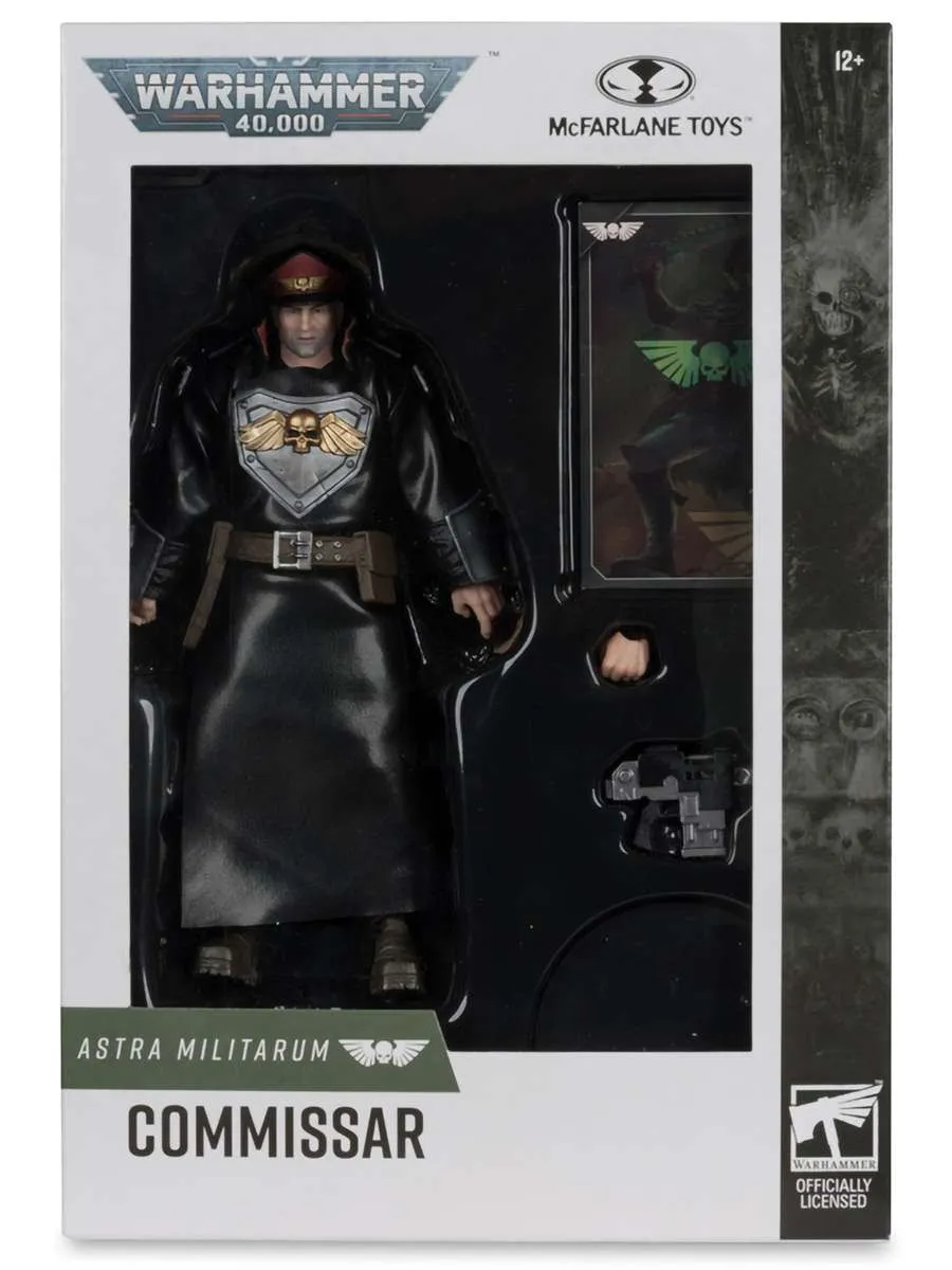 Фигурка Warhammer 40000 Astra Militarum Commissar Wv10 18см