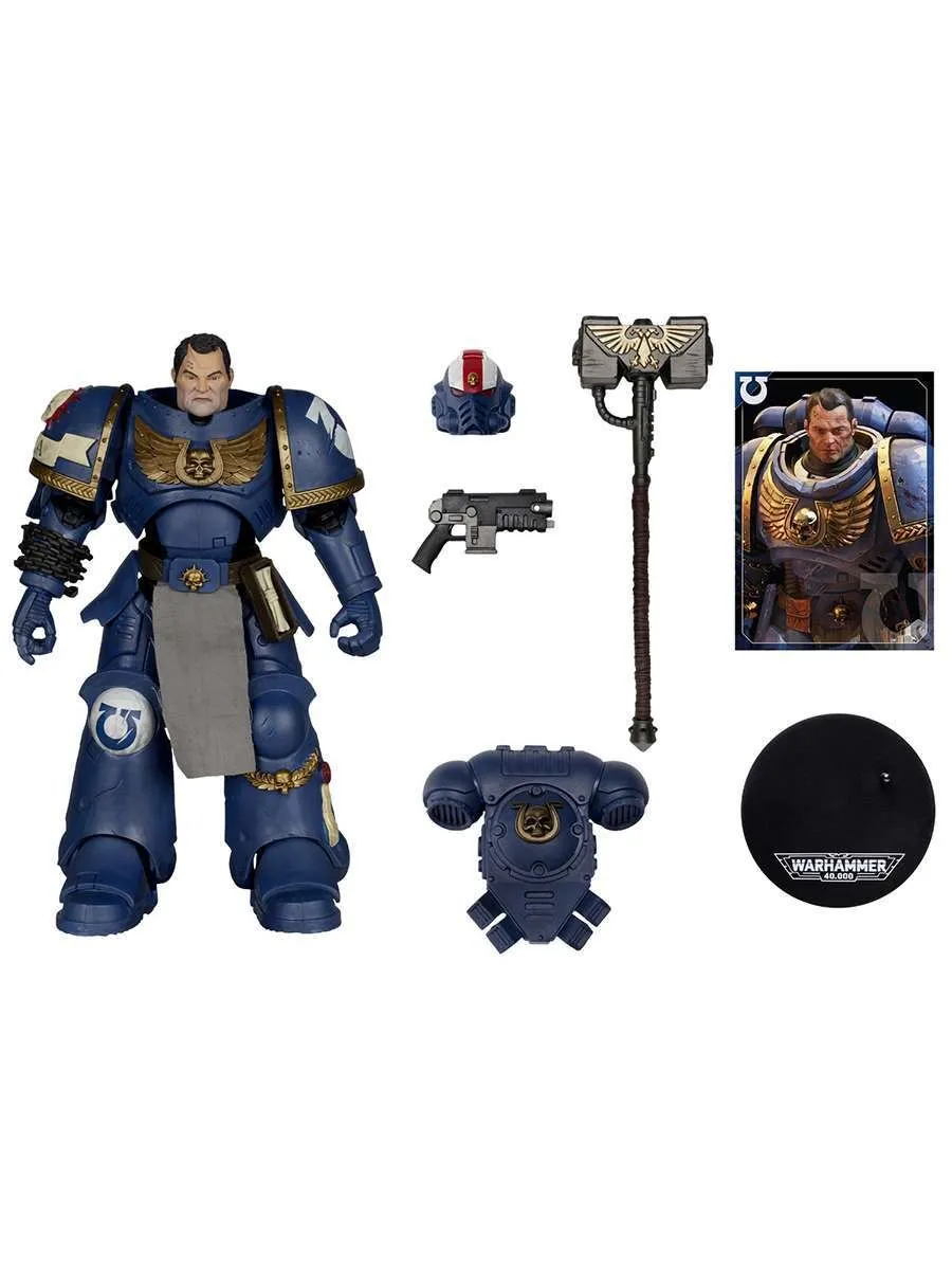 Фигурка Warhammer 40000 Lieutenant Titus Wv10 18см
