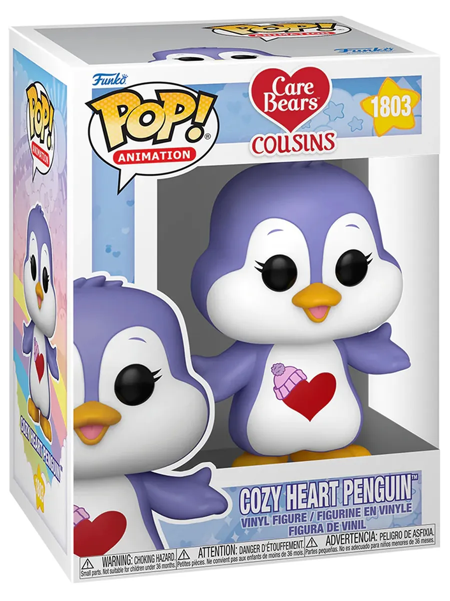 Фигурка Funko POP! Care Bears Cousins Cozy Heart Penguin Фигурка Funko POP! Care Bears Cousins Cozy Heart Penguin