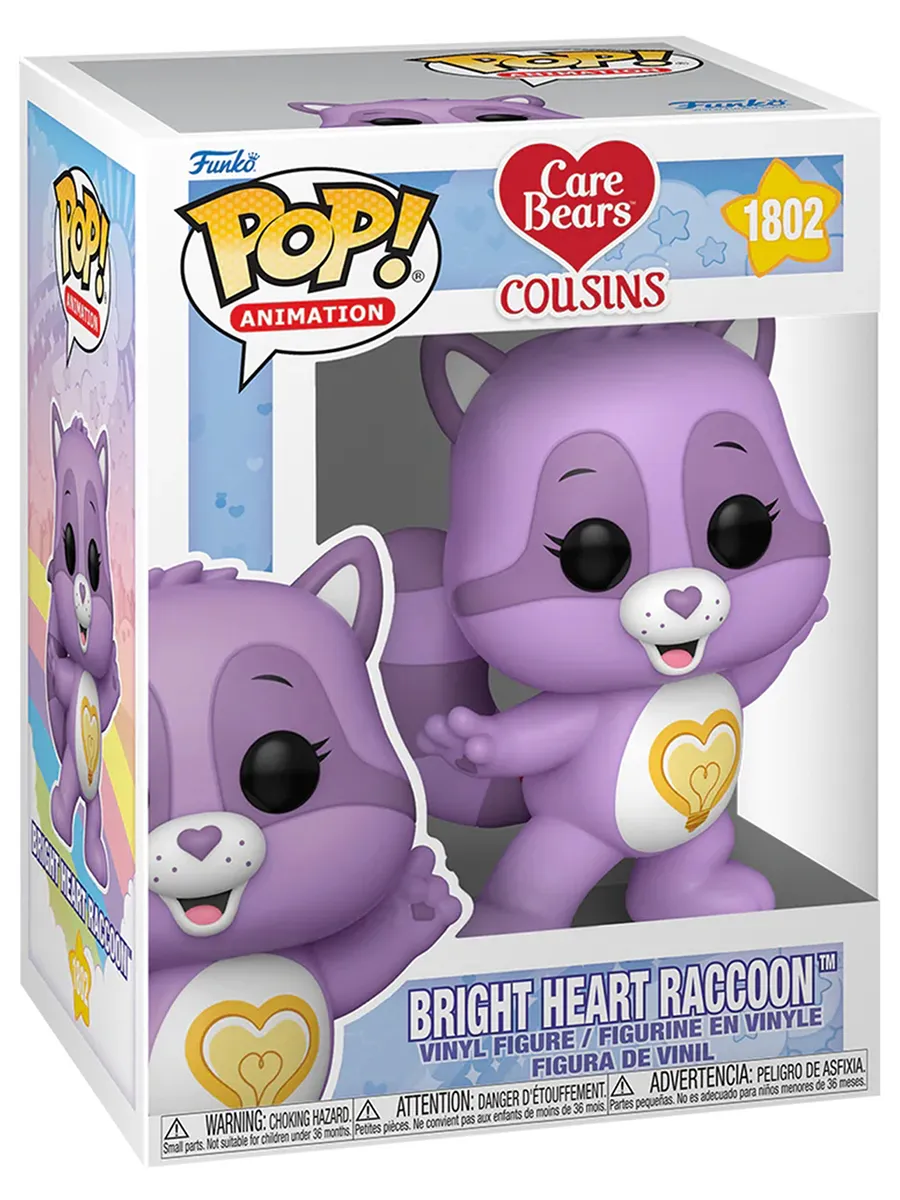 Фигурка Funko POP! Care Bears Cousins Bright Heart Raccoon