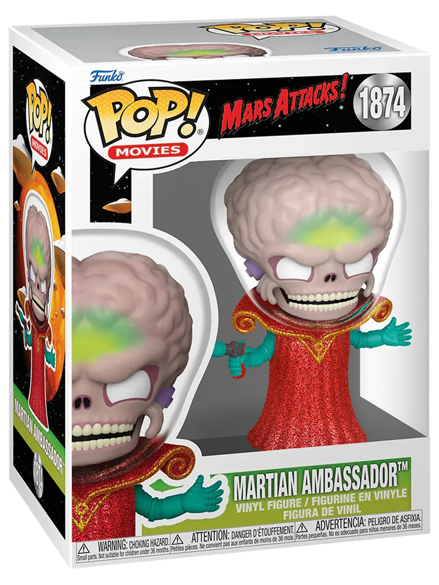 Фигурка Funko POP! Movies Mars Attacks Martian Ambassador Фигурка Funko POP! Movies Mars Attacks Martian Ambassador