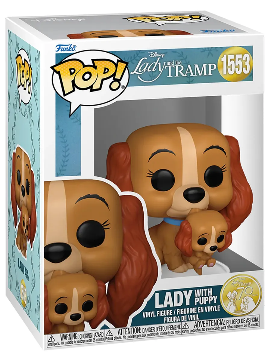 Фигурка Funko POP! Disney Lady and the Tramp Lady w/Puppy