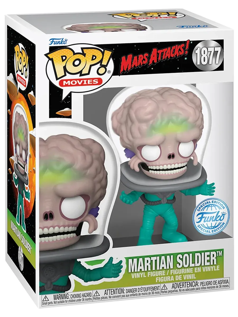 Фигурка Funko POP! Movies Mars Attacks Martian Soldier