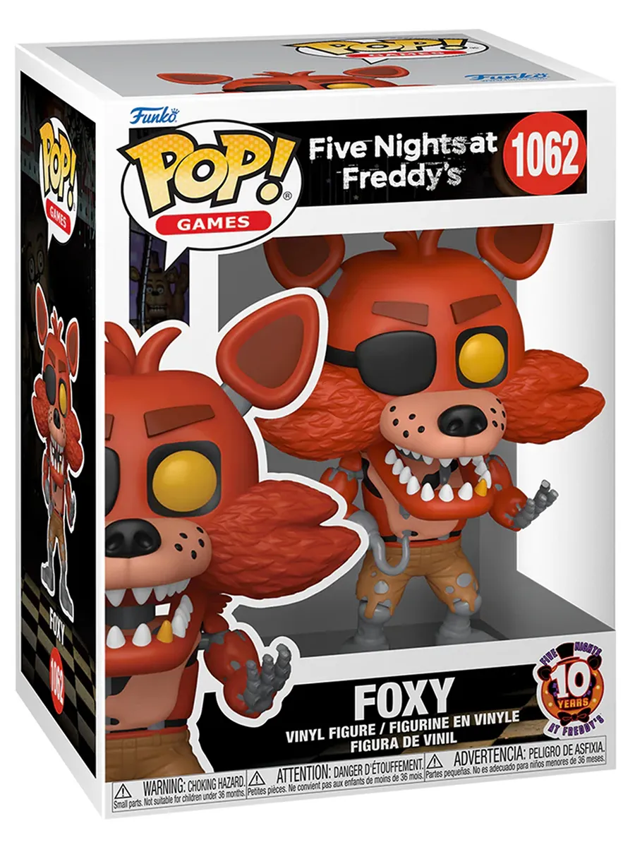 Фигурка Funko POP! Games FNAF 10th Foxy (1062) 87115 Фигурка Funko POP! Games FNAF 10th Foxy (1062) 87115