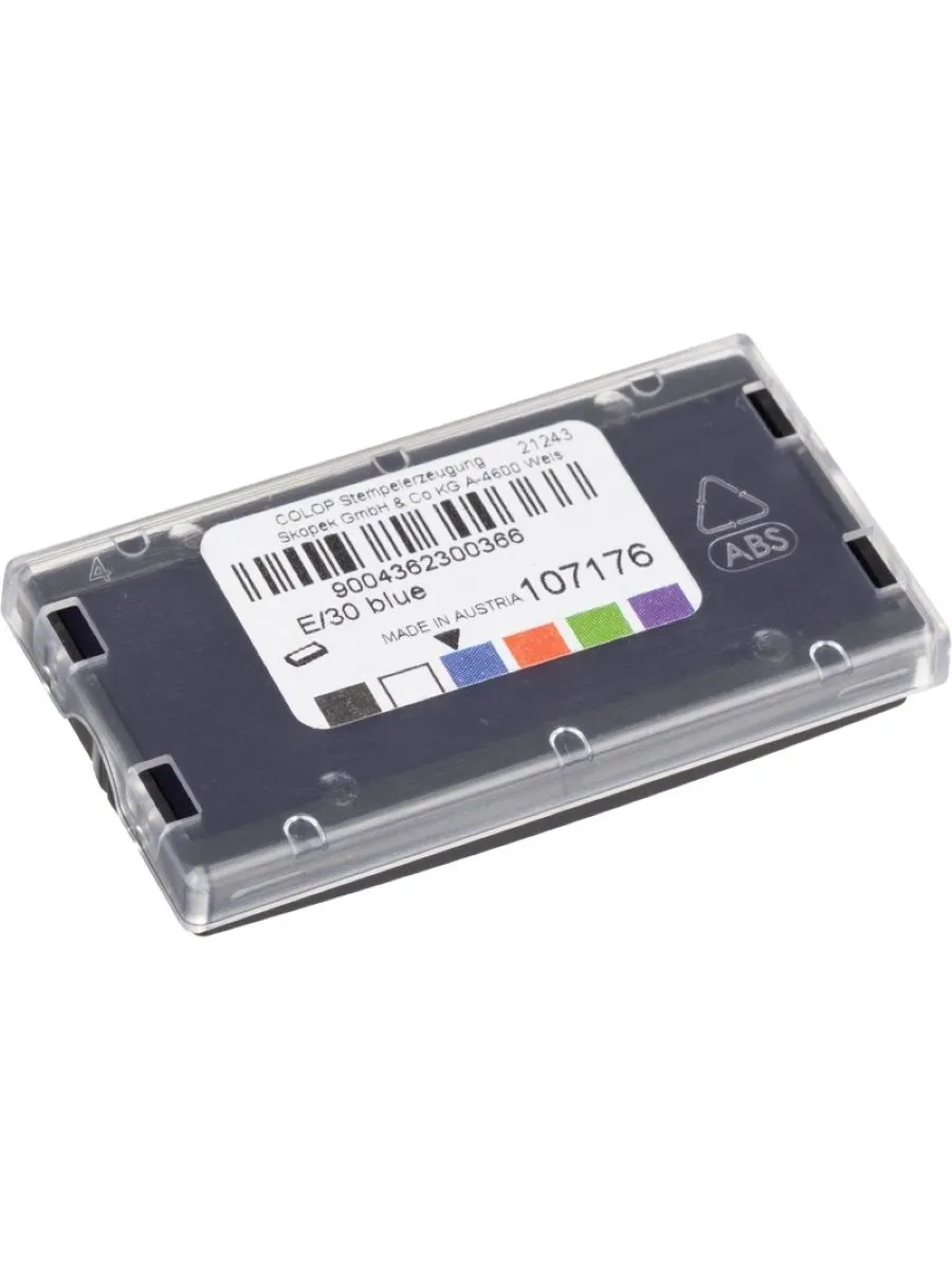 Подушка сменная Colop E/30 синяя для Pr. 30 Pr. 30-Set