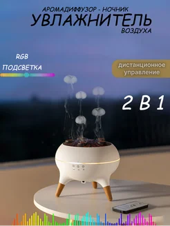 Ультразвуковой увлажнитель с LED-подсветкой 374832267 купить за 2 757 ₽ в интернет‑магазине Wildberries