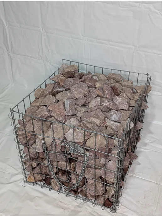 AQUASTONE Камни для бани и сауны Малиновый кварцит колотый 40-70 10 кг, 10 кг, фото 3