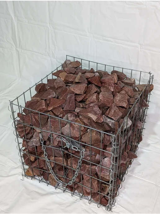AQUASTONE Камни для бани и сауны Малиновый кварцит колотый 40-70 10 кг, 20 кг, фото 4