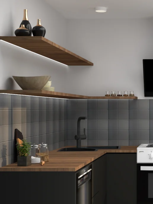 Gracia Ceramica Плитка керамическая Моноколор серый 200х200, 200x200, фото 3