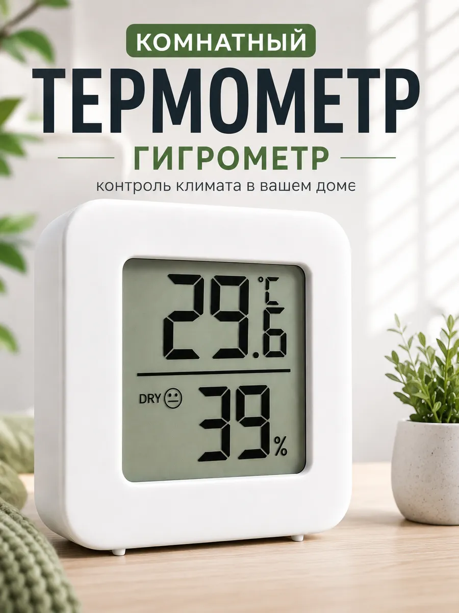 термометр-гигрометр комнатный