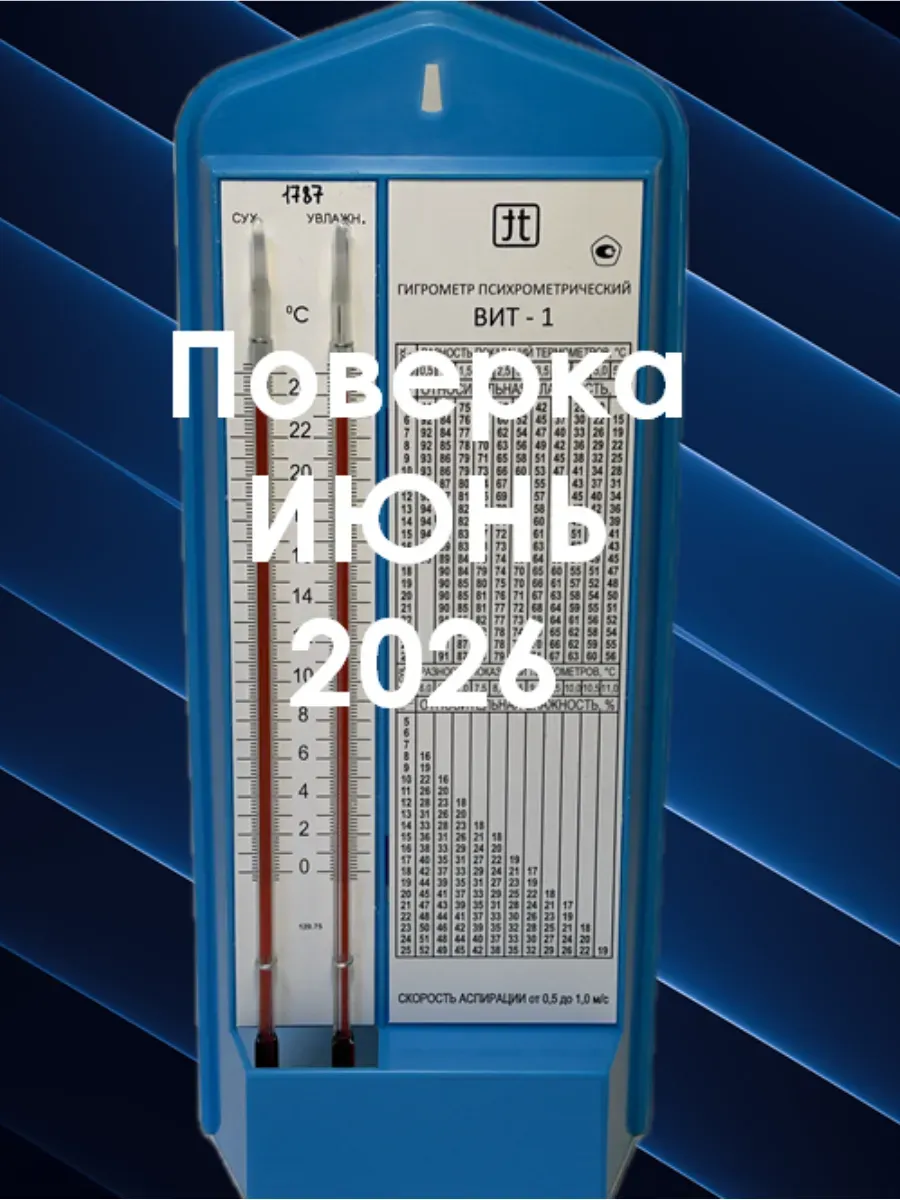 Гигрометр Вит-1 с поверкой
