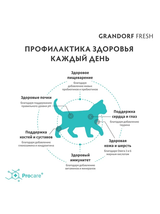 Сухой корм Grandorf' Котят Kitten для собак, ягненок, 2 кг, фото 6
