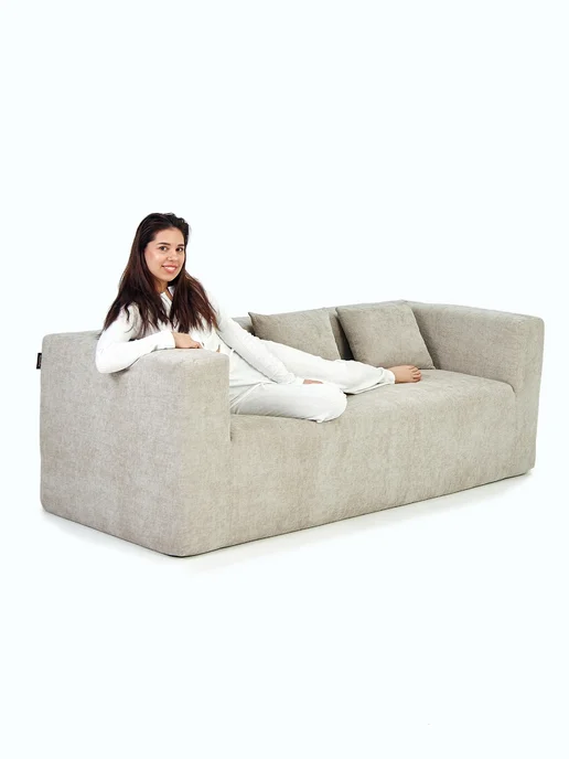Ramelka Mattress Бескаркасный диван Monaco, прямой, бежевый, фото 2